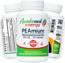 Palmitoylethanolamide 450mg Comfort Mobility Nerves Cognitive & Immune Support - Micronized High Absorption - All Natural Pea - USA Made - No Additives or Excipients - 30 Vegan Capsules Suplemento