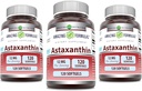 Fórmulas asombrosas Astaxanthin 12mg Softgels Suplemento No-GMO Silencioso Gluten Gratis (120 Conde Silencio 3 Pack)