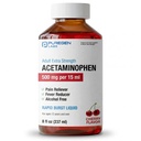 Laboratorios Puregen Adulto Extra Strength Acetaminophen Liquid 500mg/15ml - 8 fl oz Rapid Burst Doin Reliever/Fever Reducer, Cherry Flavor ← Muscle & Joint Pain Relief ← Arthritis Doin Relief