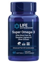 Extensión de vida Super Omega-3 EPA/DHA Fish Oil, Sesame Lignans & Olive Extract – Heart Health, Brain Health, Inflammation Health Support, Cholesterol Health Support, Gluten-Free, Non-GMO, 60 Softgels