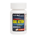 HealthA2Z® Dual Action Pain Relief ← Acetaminophen 250mg &amp; Ibuprofen 125mg (NSAID) ← Dos medicamentos para el dolor de cabeza, fiebre y alivio del dolor de espalda ← Reliever del dolor de estómago " Reliever del dolor de estómago "