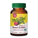 MegaFood Blood Builder Iron Suplemento para Hombres Mujeres - Aumentar los niveles de hierro sin efectos secundarios - Combate Fatiga - Vitamina B12, Ácido Fólico &amp; Vitamina C - Vegan - 60 Mini Tabletas (30 Servimientos)