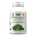 ANDREW LESSMAN Maximum L+Z with Astaxanthin 60 Softgels - 12mg Lutein, 6mg Zeaxanthin, 4mg Astaxanthin. Nutrientes clave para apoyar la salud ocular y cerebral, y promover una visión saludable.