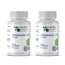Melatonina 120mg ← Melatonina de dosis única en cápsulas fáciles de cambiar ← Vegan, no Gluten-Free ← US-Made Extra Strength (2-Pack)