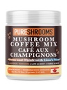 Focus &amp; Think Instant Mushroom Coffee with Ultra Concentrated Lion's Mane Mushroom Extract for Brain Boost - Enhance Focus, Clarity, and Concentration - Net Wt. 70g/2.47 oz