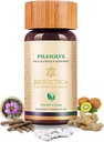 Biogetica Pilesolve Natural Herbal Suplemento con Licorice y Ginger - Non-GMO - 100% Vegan Ayurveda Suplemento Polvo