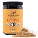 Alfa Dog Nutrition OptiPup All-in-1 Puppy Multivitamin Contiene 31 Superfoods Incluyendo Probióticos y Prebióticos para el soporte digestivo, la salud de la piel y el crecimiento óptimo (60 Servings)