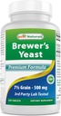 Mejores Naturales, Levaduras, 7-1/2 Grainas con Vitamina B1, Vitamina B2, 1000 mg 240 Tabletas (240 Conde (Pack of 1))