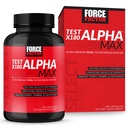 Prueba FACTOR X180 Alpha Max Total Testosterona y Oxido Nitrico Booster para Hombres con semilla Fenugreek y Tribulus para aumentar el flujo sanguíneo y mejorar el rendimiento deportivo masculino, 180 cápsulas