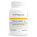 Terapéutica Integrativa Theracurmin HP - Suplemento Turmérico para el Corazón &amp; Soporte Conjunto de Salud* - Apoyo a la recuperación del músculo* - No soy, sin lácteos &amp; sin gluten - 60 cápsulas (30 piezas)