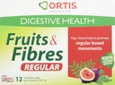 Ortis Fruit &amp; Fibre Cubes 12 cubos de fruta