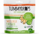 USDA Organic Sweet Ginger Pear Tummydrops, Gluten Free & Vegan. 33 Lozenges de jengibre orgánico en una bolsa sellable.