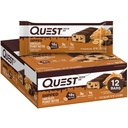 Quest Nutrition Dipped Chocolate Peanut Butter Protein Bares, 18g Protein, 1g Sugar, 3g Net Carbs, Gluten Free, 12 Condes