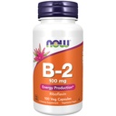 AHORA Suplementos de alimentos, vitamina B-2 (Riboflavin) 100 mg, Producción de energía*, 100 cápsulas de verduras