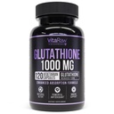 1000mg Glutathione for Immune Support - Complejo de Absorción de 100 mg - Suplemento de Glutatión Liposomal Reducido con Ácido Lipoico alfa - Booster de Cerebro, Esquí de Glowing, Soporte para el hígado