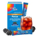 Suplemento enfocar azúcar libre Suplemento dietético Bebida mezcla con Ashwagandha, León Mane, B Vitaminas B1 B2 B3 B5 B6 B12, para el rendimiento cognitivo " Claridad BlackBerry, 21 Day Supply