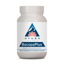 Ayush Herbs BacopaPlus - Suplementos Bacopa, Bacopa orgánica para la memoria " Focus, Cognitive Support Pill for Adults with Ginkgo, Gotu Kola, Ashwagandha - 90 cápsulas vegetarianas (1 Conde)