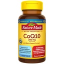 Nature Made CoQ10 200mg por Serving with Black Pepper Extract for Enhanced Nutrient Absorption, CoQ10 Supplement for Heart Health Support, 60 Softgels, 30 Day Supply