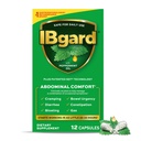 IBgard Gut Health Supplement, Peppermint Oil Capsules for Abdominal Comfort, 12 cápsulas