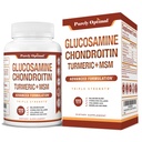 Glucosamina puramente Optimal Chondroitin MSM Suplemento w/Turmeric " Boswellia - Glucosamine Sulfate Joint Supplement for Men ' Women - 120 Tablets