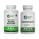 Constructor de bioma saludable Gut Tributyrin-X, 90 Softgels y Magnesium-HP, 90 cápsulas