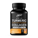 Curcumina Turmérica 95% Extracto " Colágeno Capsules - NEM promueve la comodidad de rodilla " Flexibilidad - Eggshell Membrane w Naturalmente Occurring Glucosamine Chondroitin Hyaluronic Acid- Made in USA