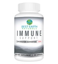 Best Earth Naturals Immune Support Supplement - Multi Vitaminas para Adultos con Vitamina C 30mg, Vitamina E 30 Iu, Turmeric, Mushroom, Suplemento de ajo &amp; 60 cápsulas