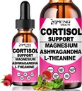 2 Pack Cortisol Supplements for Women, 17-in-1 Cortisol Calm Detox Reducer Manager w. Magnesium Ashwagandha Theanine, Cortisol Liquid Drops for Relax, Recess Mood &amp; Hormone Harmony, Cortisol Drink Mix