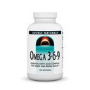 Fuente Naturales Omega 3-6-9, Complejo de ácido graso esencial para la salud cardíaca y cerebral* - 120 Softgels