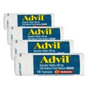 Alimentador de Dolor Advil y Reductor de Fiebre, Medicamento de Alivio de Dolor con Ibuprofeno 200 mg para Dolor de Cabeza, Dolor, Dolor Menstrual y Alivio de Dolor Conjunto - 10 Tabletas Coadas (Pack of 4)