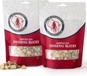 Dairyland American Ginseng Slices - 16 oz Pack Wisconsin Ginseng Slices – Certified Algo Especial de Wisconsin - No GMO, Gluten Free Sliced Root - Suplemento Herbal en Soup, Té, Congee