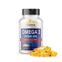 Omega 3 aceite de pescado 2.000 mg- grado farmacéutico. 1000 mg EPA 500mg DHA. Burpless Capsules con No Fishy Aftertaste. Todo Natural, Orgánica, No GMO, Gluten Gratis para Hombres &amp; Mujeres.