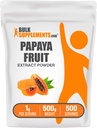 BulkSupplements.com Papaya Extract Powder - Papaya Extract, for Digestive Support - Gluten Free, 1g per Serving, 500g (1.1 lbs) (Pack of 1)