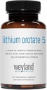 Litio Orotate - 5 mg de litio elemental por cápsula vegetariana
