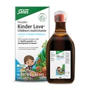 Floradix Kinder Love Children's Multivitamin - Herbal Supplement - Liquid Multivitamin for Kids - Vitaminas A, C, D &amp; E, Calcium &amp; Más - Vegetariano, No GMO, Libre de gluten - 16.9 fl oz