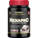 ALLMAX HEXAPRO, Cookies " Crema - 2 lb - 25 Gramos de Proteína Por Servir - 8 Hour Sustained Release - Zero Sugar - 21 Servimientos