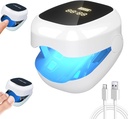 Tratamiento láser de uñas Fungus Led Light Device-For Nail Fungal Infections, Ayudar a restaurar la salud y mejorar significativamente los síntomas tales como deformación y caminar doloroso (White)