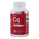 Elementos esenciales CoQ10 100mg Softgels para el corazón, el cerebro y el apoyo vascular - Coenzima integral Q10 Suplemento Formulado para la absorción óptima - 60 Conde, 2 Month Supply