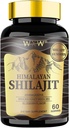 WXW Himalayan Shilajit Gummies, 60 Conde, Blueberry Flavor, soporta después de la recuperación de entrenamiento, sistema inmunológico, digestión, mente & memoria, corazón sano, habilidades cognitivas (1 Botella, Shilajit de oro)