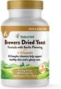 NaturVet Brewers Levadura seca Fórmula con sabor a ajo Más vitaminas para perros y gatos, Tabletas Chewable, Hecho en los EE.UU. con ingredientes de origen global 100 cuentan