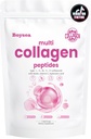 Boysea. Péptidos de color multicolor Polvo - Péptidos de proteína hidrolizada Tipos I, II, III, V, X con biotina & vitamina C, soporta la piel, el cabello, la uñas y la articulación, sin sabor, sin gluten, fácil mezcla 1LB
