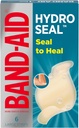 BAND-AID Marca Hydro Seal Adhesive Waterproof Bandages, Grandes Bandas de Gel Hydrocolloid para Primeros Ayuda Mejor Curación para Minor Blisters, Cortas & Scrapes, FSA/HSA Eligible, 6 ct