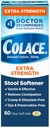 Colace Extra Strength Stool Softener for Gentle Effective Constipation Relief, #1 Doctor Recommended Stool Softener Brand, 250 mg Docusate Capsules, 60 Conde (Pack of 1)