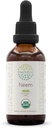 HerbEra Neem B60 Extracto herbario libre de alcohol Tintura, gotas líquidas concentradas Natural USDA Organic (Azadirachta Indica) Hoja seca (2 fl oz)