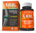 X Ray Dol Triple Acción Conjunto Apoyo Suplemento con Glucosamina 1500mg, Condroitina 800mg, MSM 750mg y 5X Vitamina D para Juntas Saludables, Bones & Cartilage - 60 Cuenta por Botella - 1 Pack