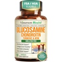 Glucosamina Chondroitin MSM – Suplemento de Apoyo Conjunto para Mujeres y Hombres con Sulfato de Glucosamina 1500 mg, Condroitina y MSM – para el cartílago, salud conjunta y flexibilidad – 90 cápsulas