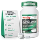 Lágrimas de hora, INC. Previamente Extra Strength Headache Relief - Acetaminophen with Aspirin " Caffeine (200 caplets) - Dolor de cabeza, migraña " atrás y dolor de cuerpo " .
