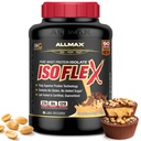 ALLMAX Nutrition - ISOFLEX Whey Protein Powder, Whey Protein Isolate, 27g Protein, Chocolate Peanut Butter, 5 libras