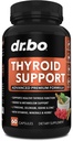 Tiroid Support for Women & Hombre Supplement - Natural Metabolism, Mood & Energy Enhancer with L-Tyrosine Selenium Iodine Zinc Bladderwrack Kelp & Ashwagandha Thyroid Supplement Complex Vitamin 60 Pills