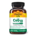 Country Life Simplemente CoQ10, soporta la función del corazón, 100mg, 120 Softgels, Certified Gluten Free, Certified Vegan...